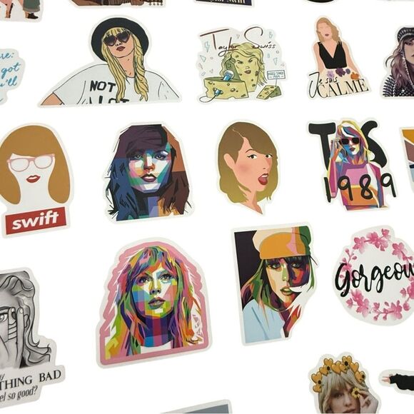 Taylor Swift Assorted Stickers. Junk Journal Collage Scrapbooking. - Picture 13 of 14